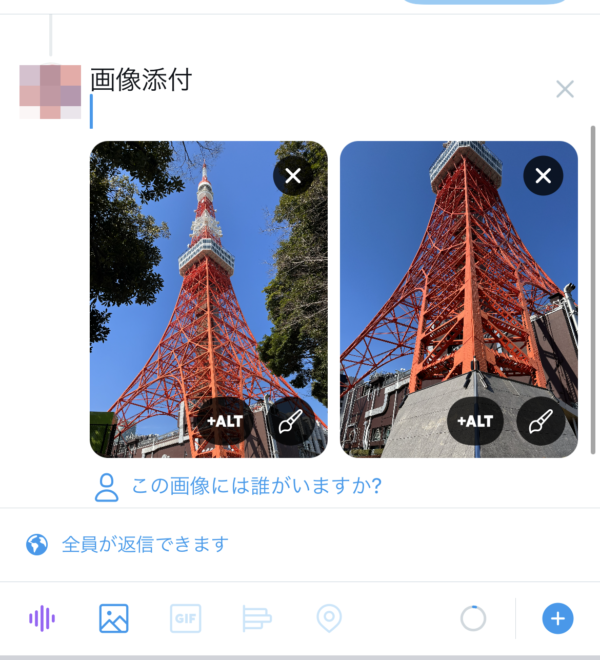 Twitter　アンケート　画像